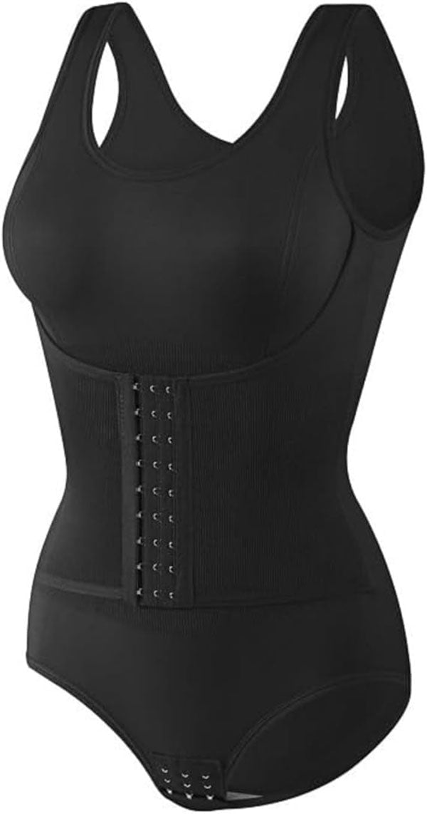 Solvio postpartum bodysuit hook-open crotch design detail